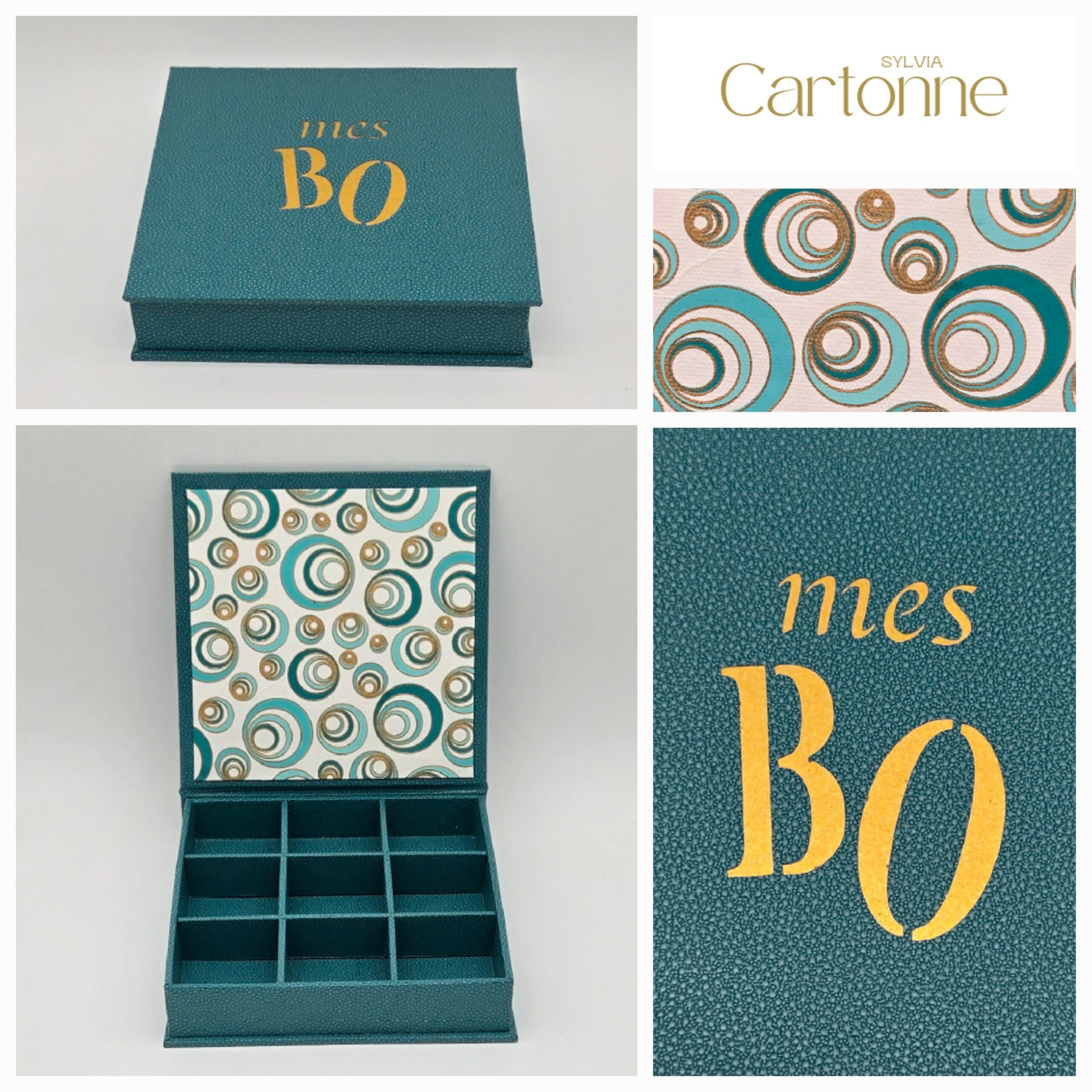 Coffret 9 boucles d’oreille Turquoise
