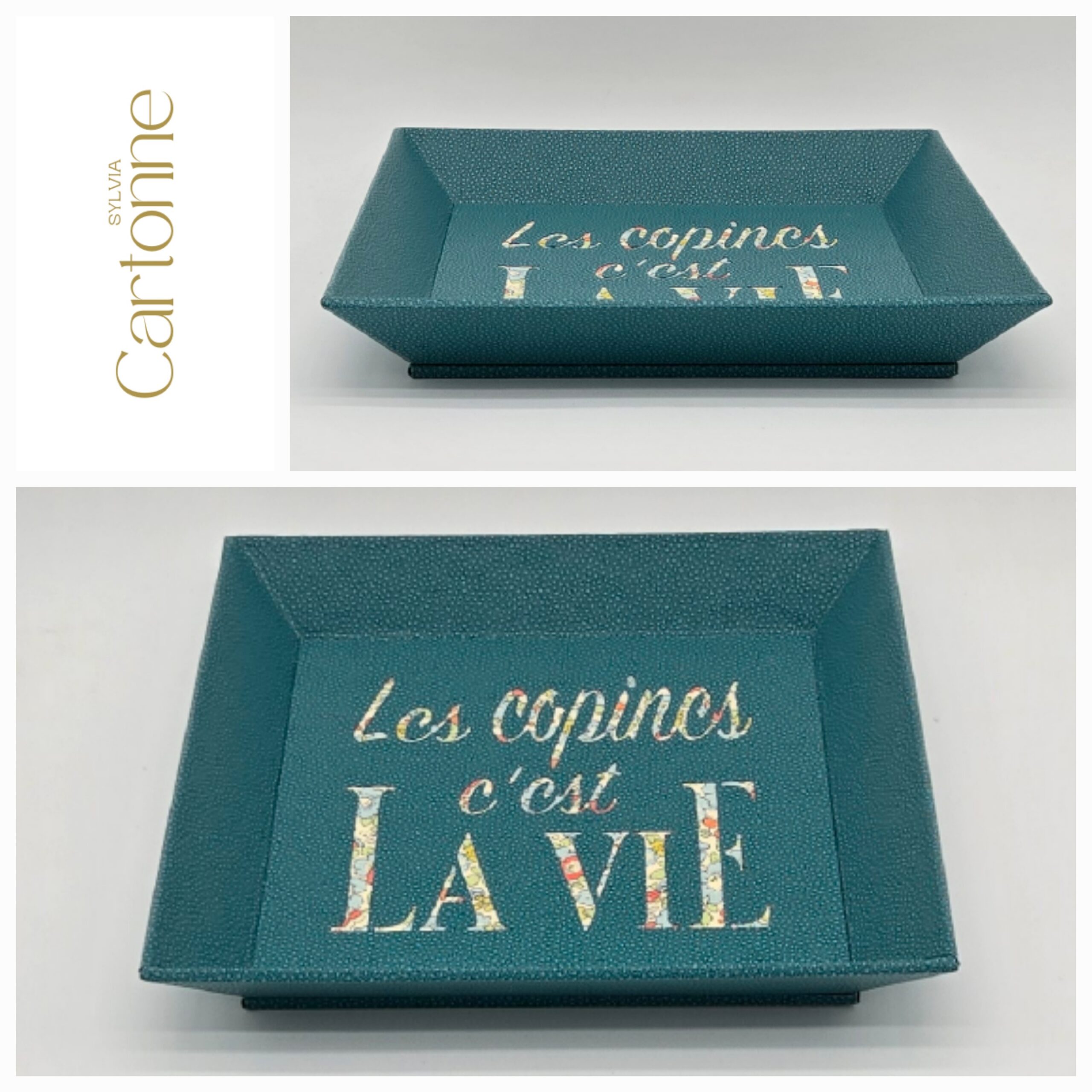 Vide poches Copines Turquoise