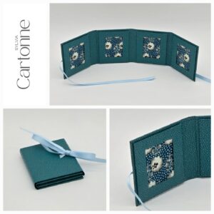 Porte photos d’identité 4 vues Coton