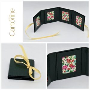 Porte photos d’identité 4 vues Vert