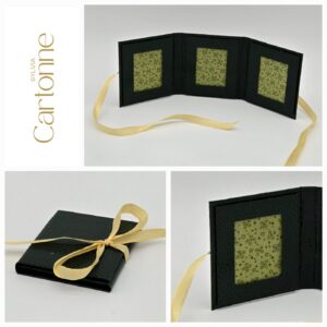 Porte photos d’identité 3 vues Vert