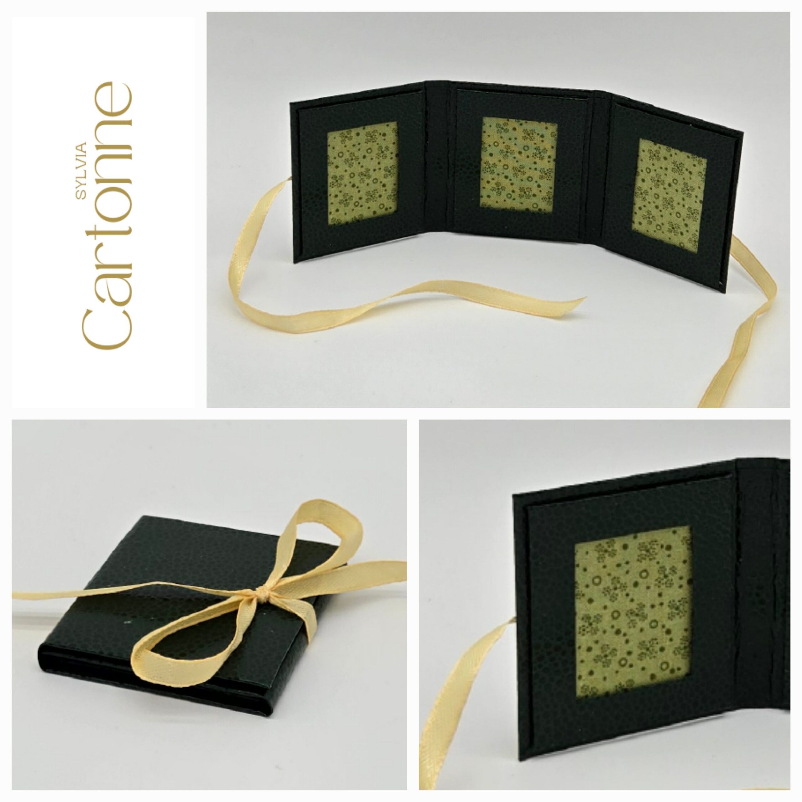 Porte photos d’identité 3 vues Vert