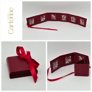 Porte photos d’identité 6 vues Rouge