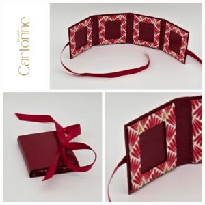 Porte photos d’identité 4 vues Losanges