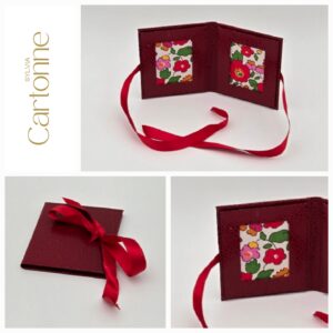 Porte photos d’identité 2 vues Rouge