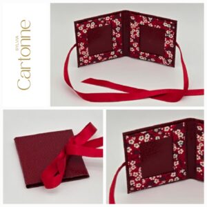 Porte photos d’identité 2 vues Romantique