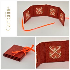 Porte photos d’identité 4 vues Orange