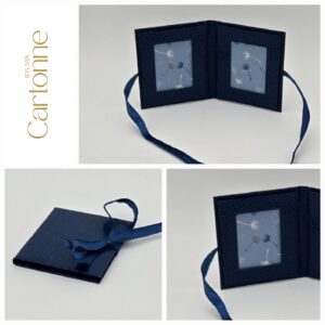 Porte photos d’identité 2 vues Marine