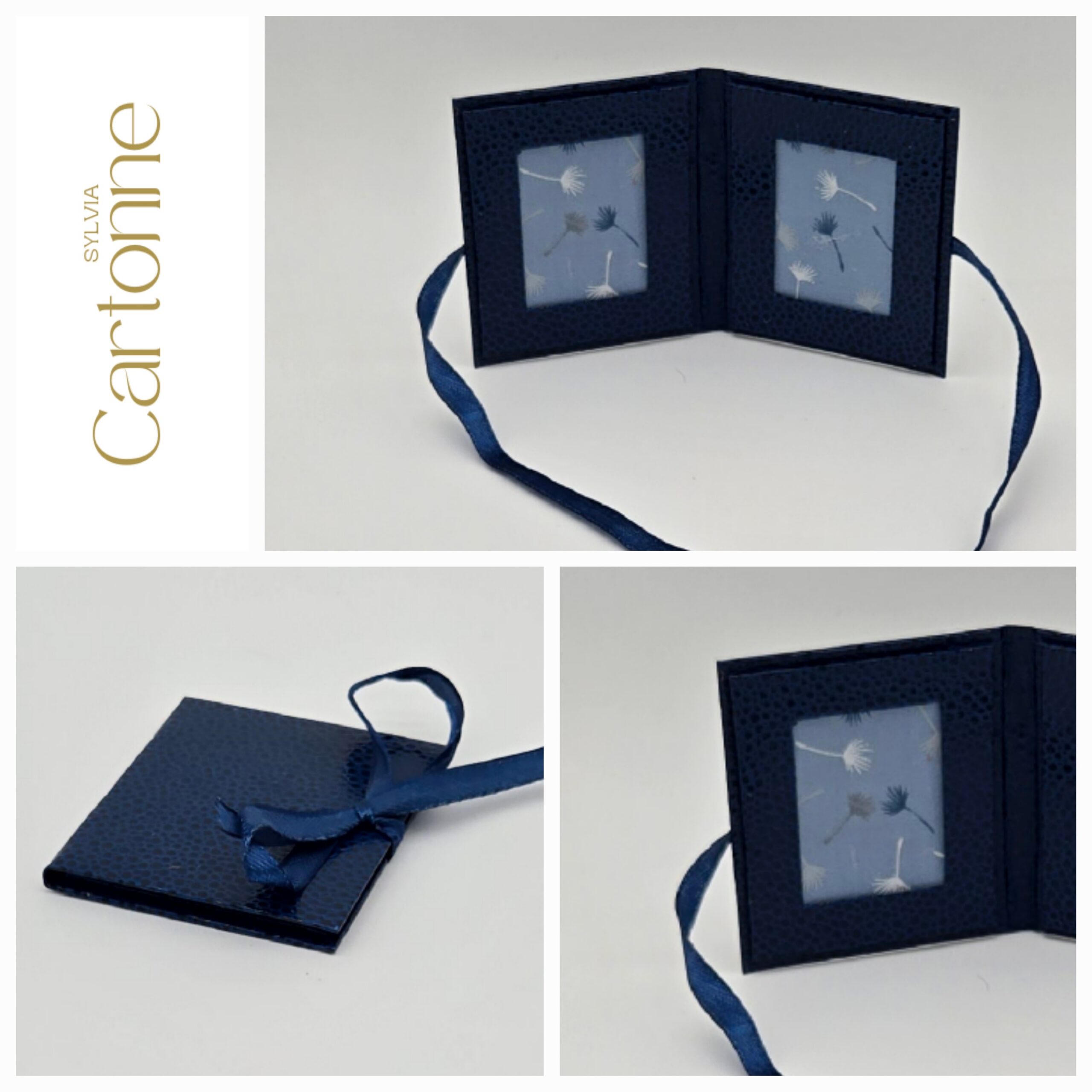 Porte photos d’identité 2 vues Marine