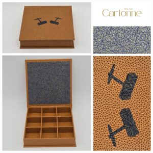 Coffret 9 boutons de manchette Camel