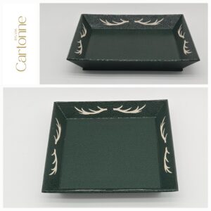 Vide poches 4 bois Vert Beige