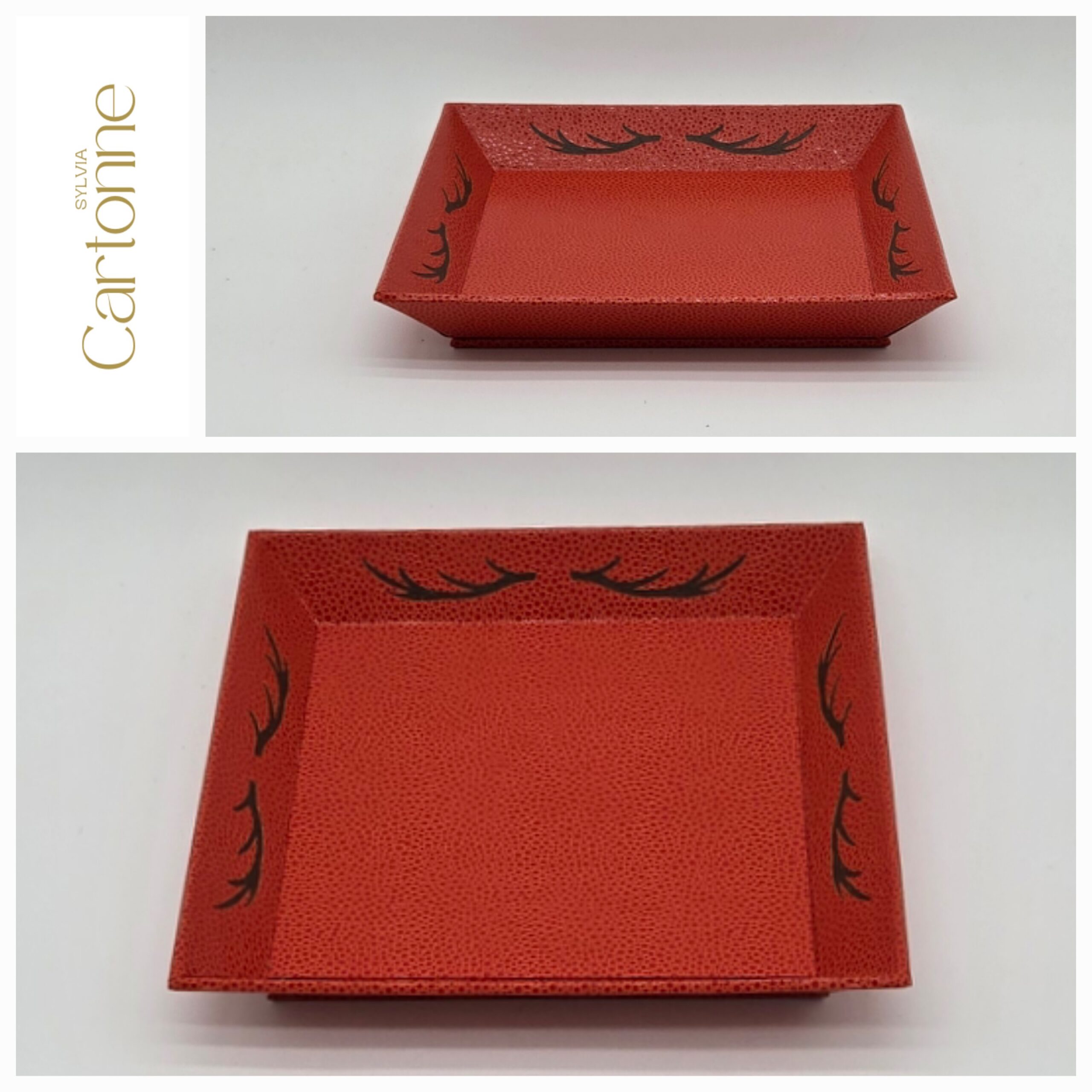 Vide poches 4 bois Orange