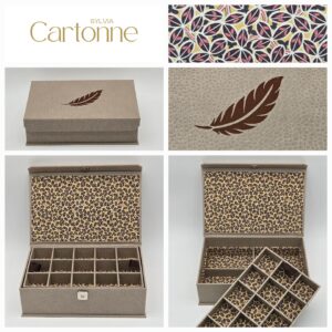 Coffret bijoux aimanté Plume