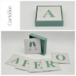 Sous verres APERO Blanc Outremer