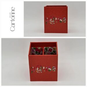 Pause lunettes 2 casiers Orange