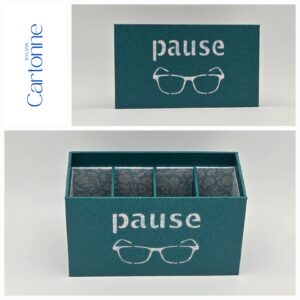 Pause lunettes 4 casiers Turquoise