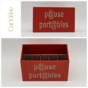 Pause portables 5 casiers Orange