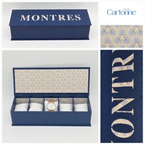 Coffret 5 montres Marine