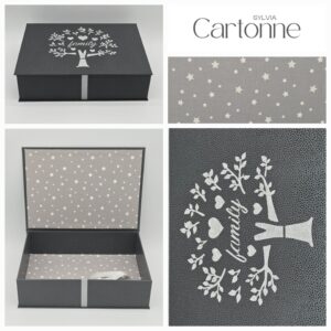 Coffret pour gazettes Gris