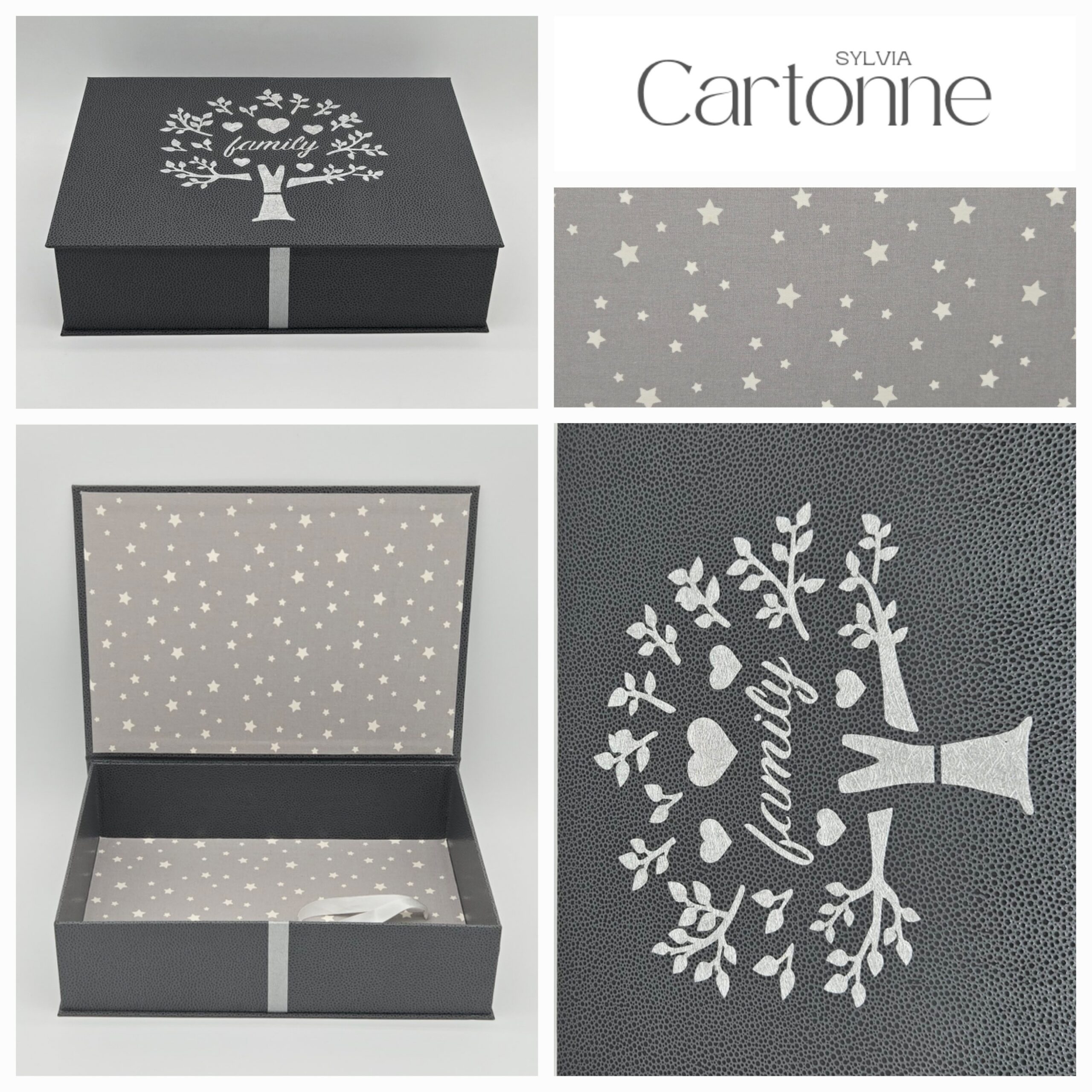 Coffret pour gazettes Gris