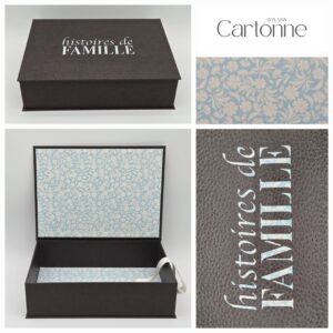 Coffret pour gazettes Fleuri
