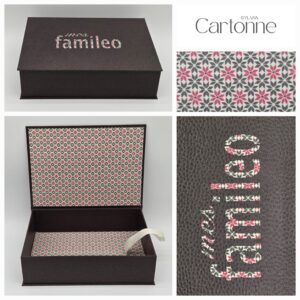 Coffret pour gazettes Taupe