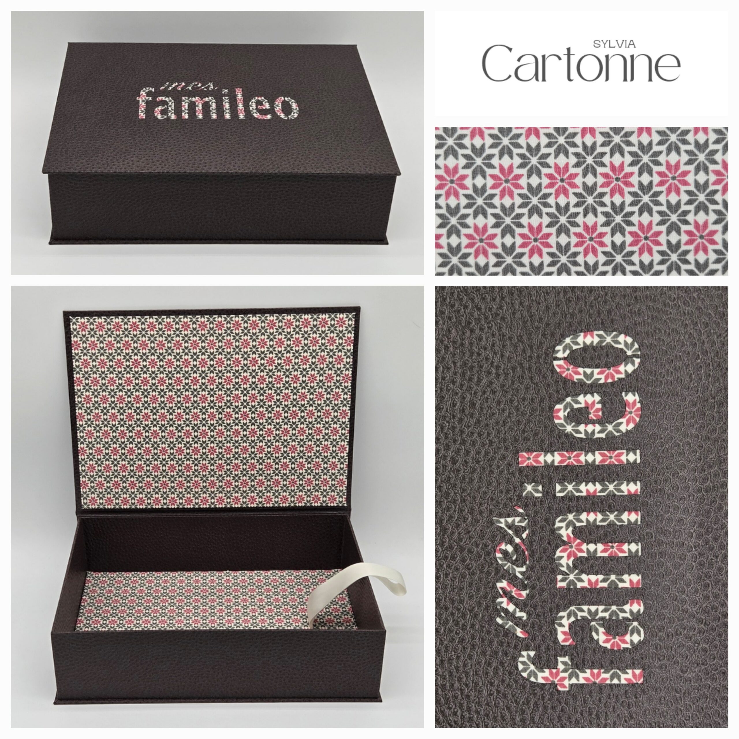 Coffret pour gazettes Taupe