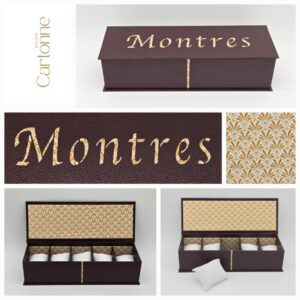 Coffret 5 montres Bordeaux