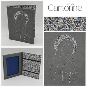 Oratoire diptyque Vierge couronnée Gris