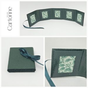 Porte photos d’identité 5 vues Vert