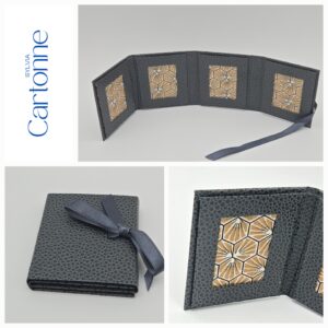 Porte photos d’identité 4 vues Gris