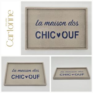 Mini plateau Chic Ouf Bleu