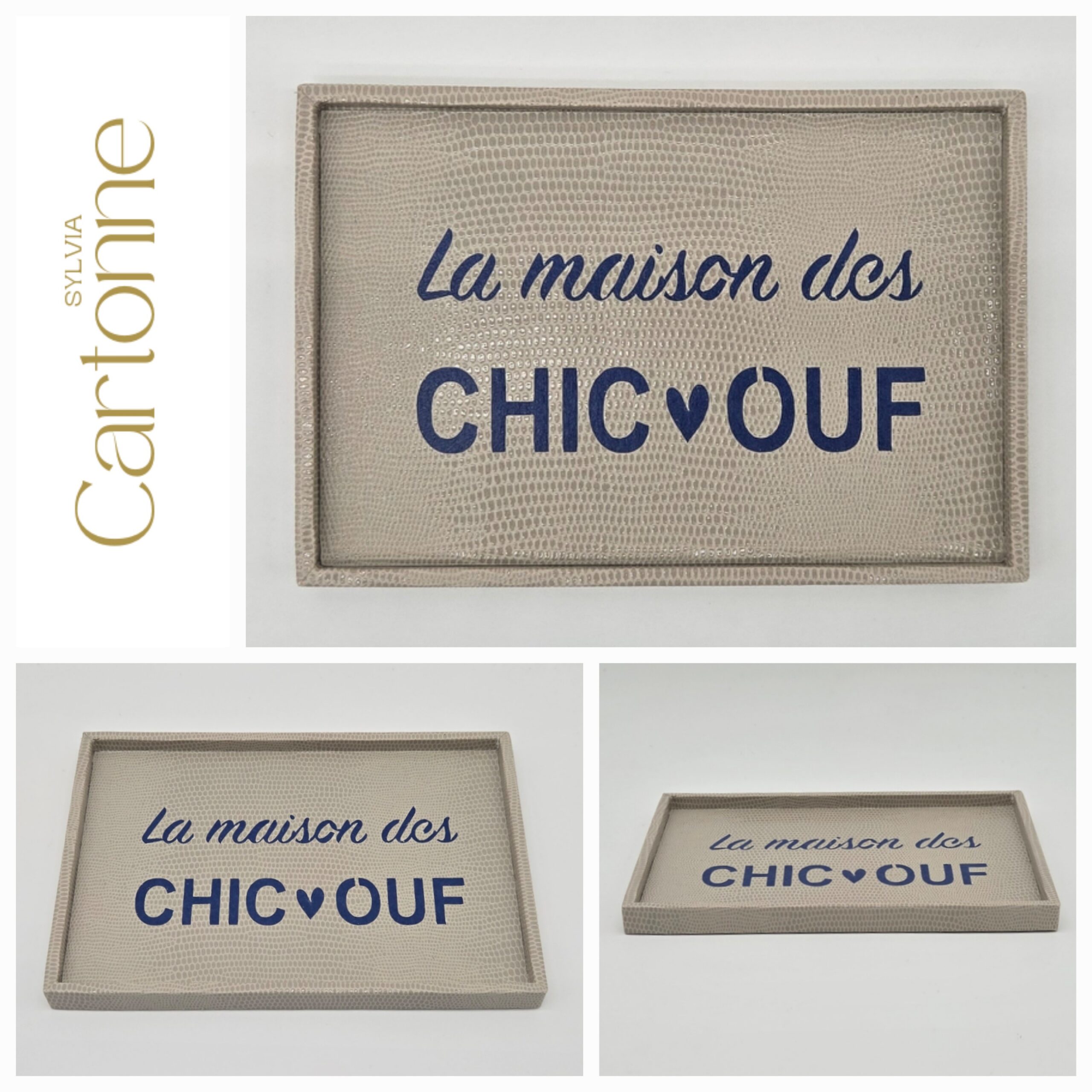 Mini plateau Chic Ouf Bleu