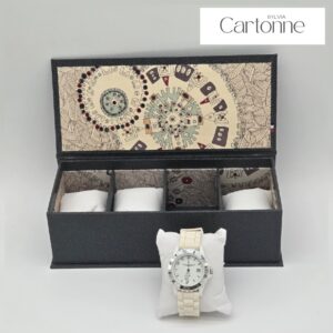 Coffret 4 montres Rouages