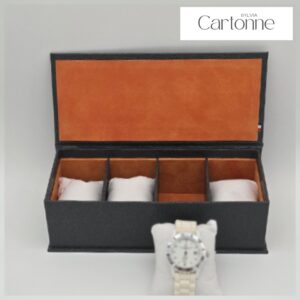 Coffret 4 montres Gris
