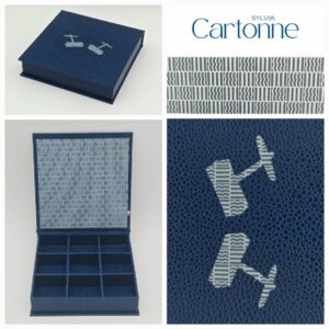 Coffret 9 manchettes dessin Marine