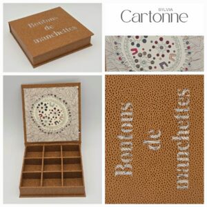 Coffret 9 boutons de manchette Camel